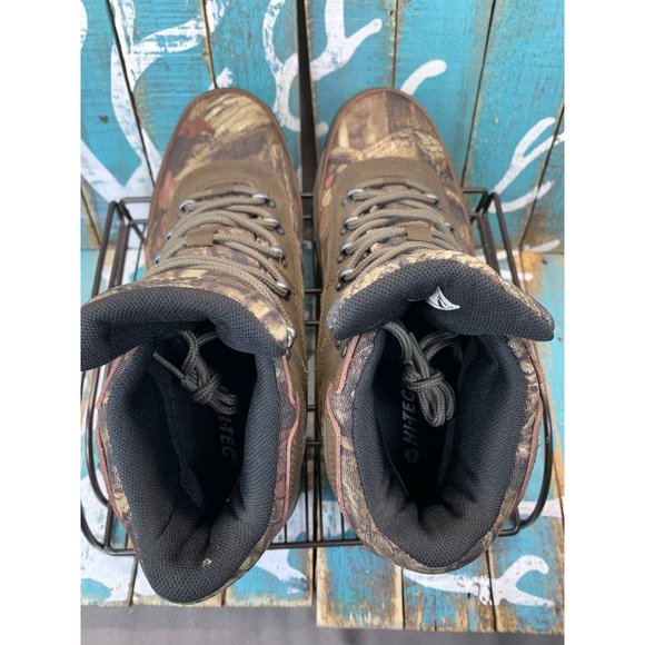 HI-TEC MENS STRIKER WP WATERPROOF CAMO ANKLE BOOTS SIZE 9 Worn Once - Picture 5 of 10
